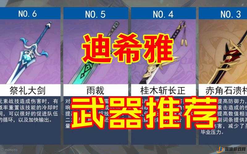 原神迪希雅辅助玩法全解析，圣遗物、武器及培养攻略指南